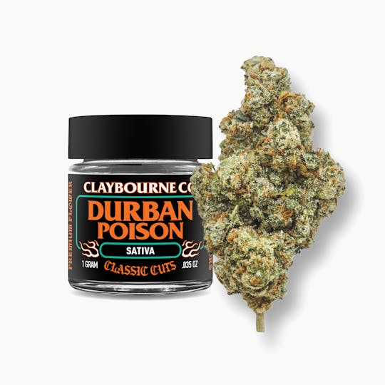 Claybourne Co. - Durban Poison (1g) - Classic Cuts - 1