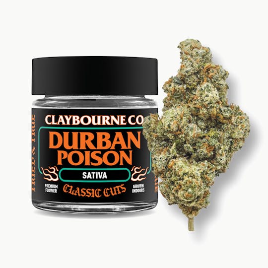 Claybourne Co. - Durban Poison (3.5g) - Classic Cuts - 1
