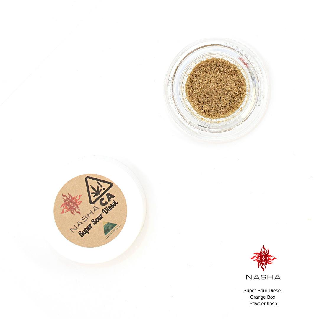 NASHA - Super Sour Diesel Orange Powder Hash - 1