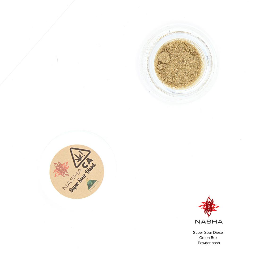NASHA - Super Sour Diesel Green Powder Hash - 1