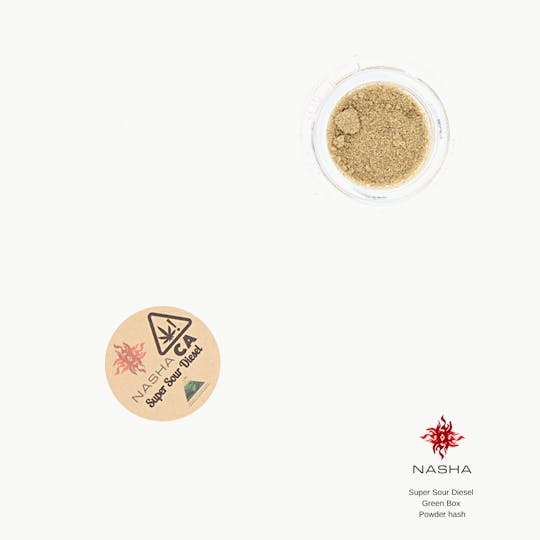NASHA - Super Sour Diesel Green Powder Hash - 1