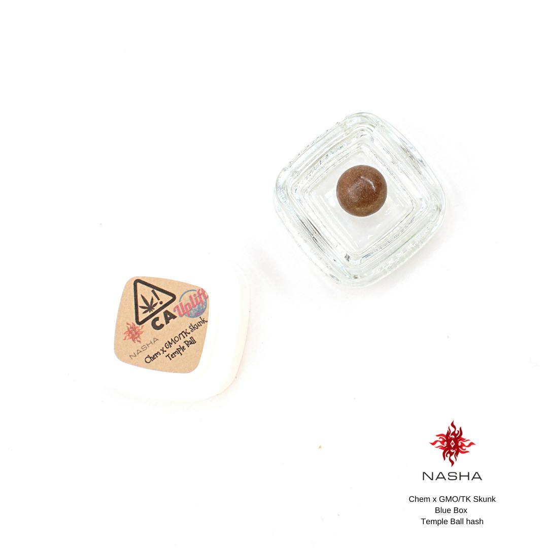 NASHA - Chem x GMO/TK Skunk Blue Temple Ball Hash - 1