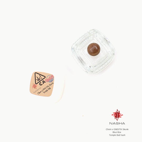 NASHA - Chem x GMO/TK Skunk Blue Temple Ball Hash - 1