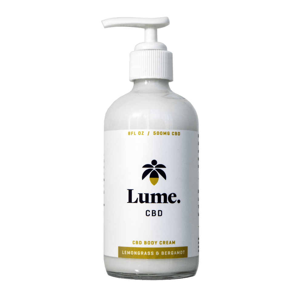 Lume Cannabis Co. - CBD Body Cream Lemongrass & Bergamot 500mg - 1