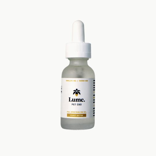 Lume Cannabis Co. - CBD Pet Tincture 500mg Peanut Butter - 1