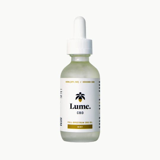 Lume Cannabis Co. - CBD Tincture Mint 2000mg - 1