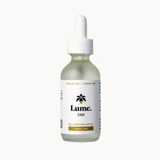 Lume Cannabis Co. - CBD Tincture Lemon Lime 2000mg - 1