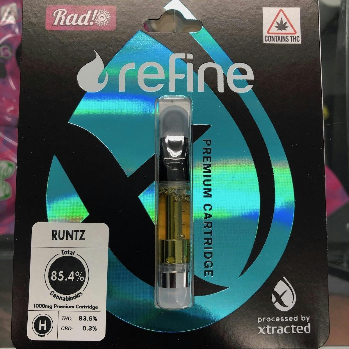 Refine New England (Medical) - Runtz Distillate Cartridge (1 Gram) - 1