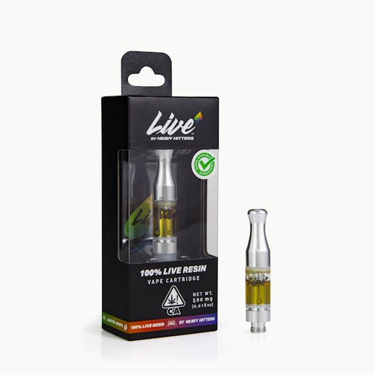 Heavy Hitters - LIVE Banana OG Full Spectrum 100% Live Resin 0.5G - 1