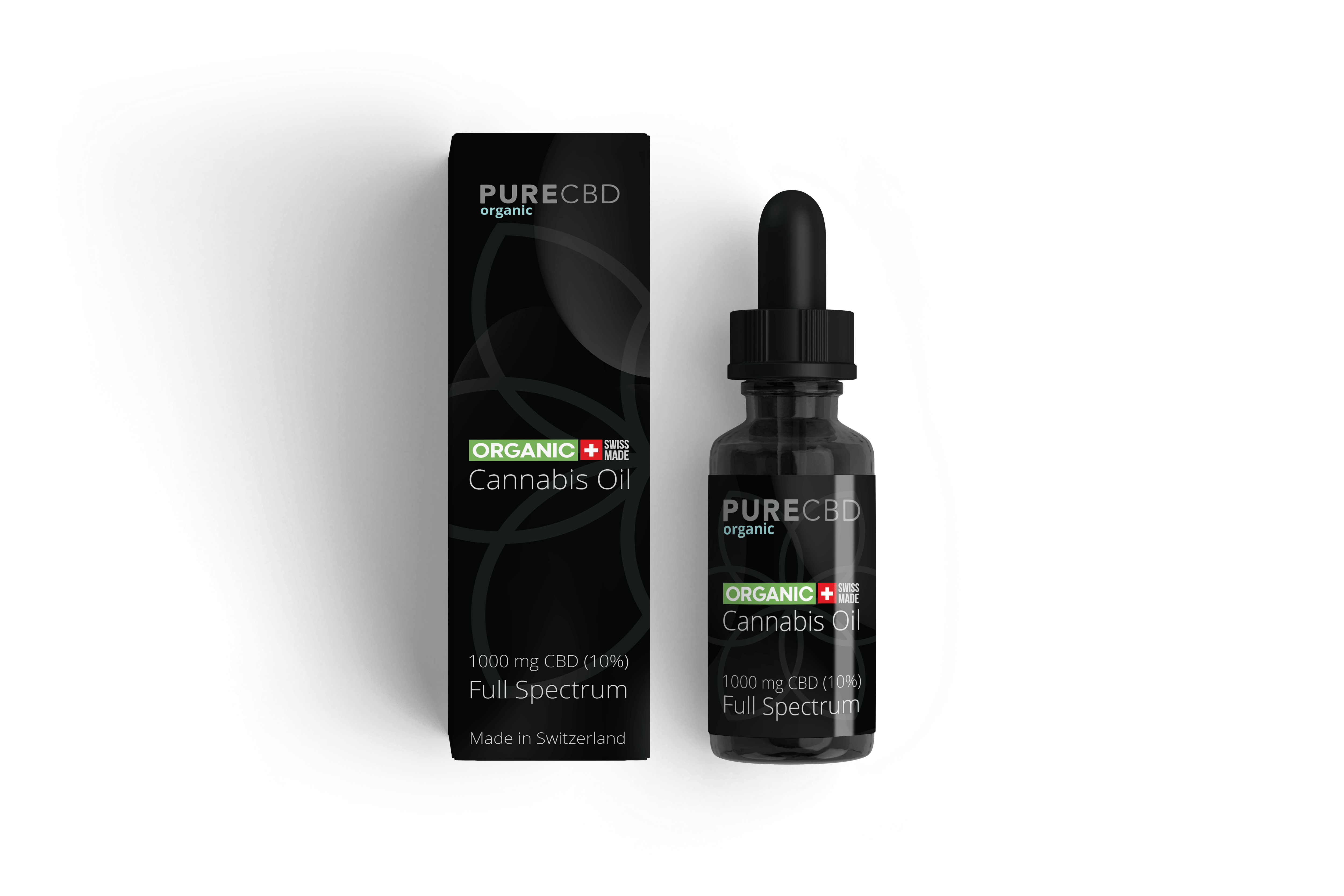 Pure Organic CBD - Full Spectrum 10% CBD Oil Tincture - 1