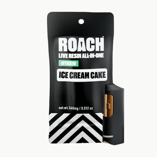 ROACH - ROACH Live Resin 0.36g Vape - Ice Cream Cake - Hybrid - 1