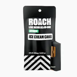 ROACH Live Resin 0.36g Vape - Ice Cream Cake - Hybrid - ROACH ROACH Live Resin 0.36g Vape - Ice Cream Cake - Hybrid - ROACH