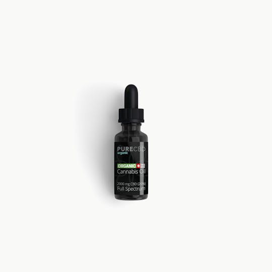 Pure Organic CBD - Full Spectrum 20% CBD Oil Tincture - 1