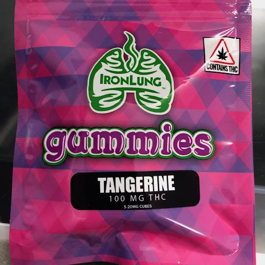 Iron Lung (Medical) - Tangerine Gummies 100mg - 1