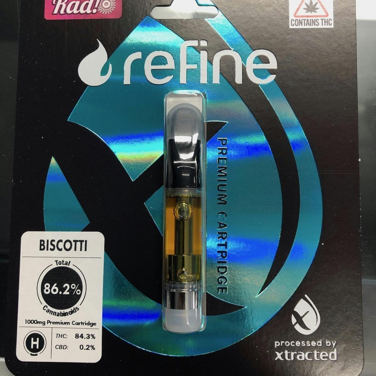 Refine New England (Medical) - Biscotti Distillate Cartridge (1 Gram) - 1