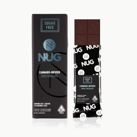 NUG - NUG Chocolate Bar - Sugar Free Dark Chocolate - 1