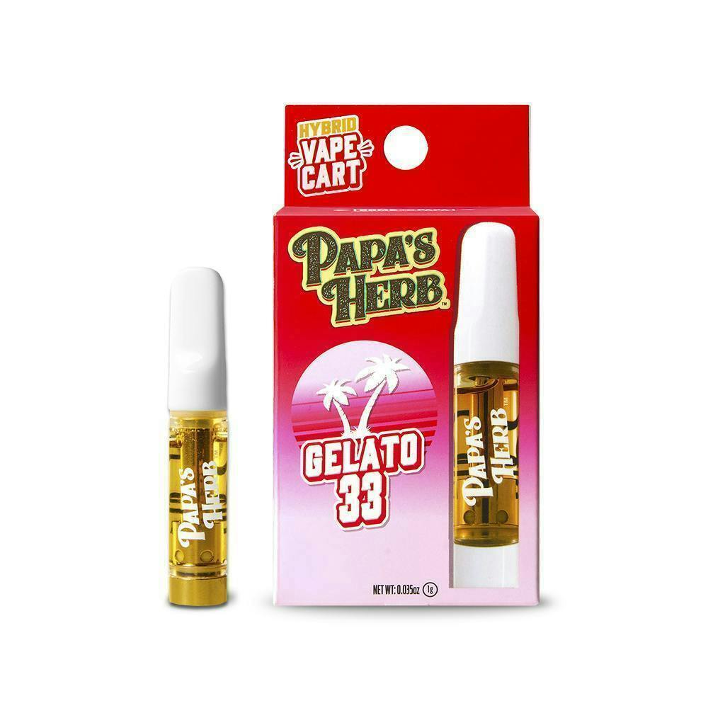 Papa's Herb - Gelato 33 | Cartridge | 1g - 1