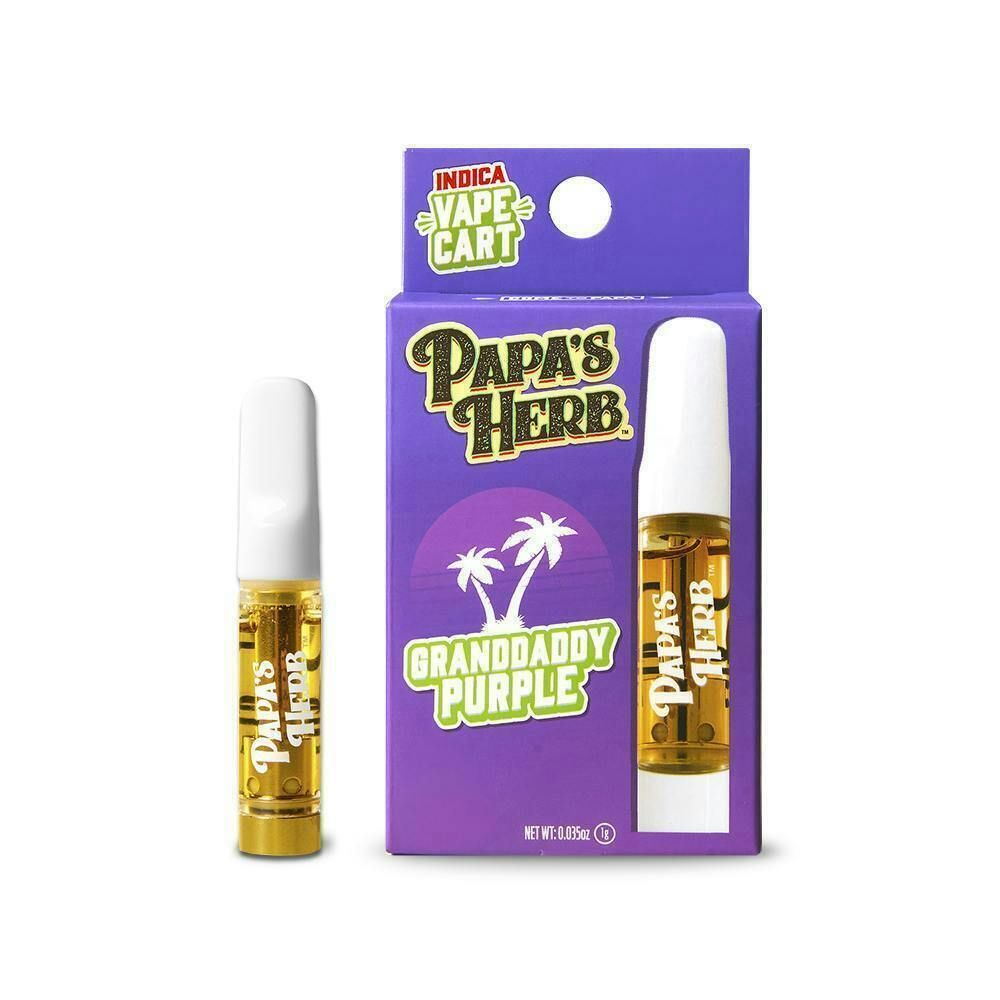 リニューアル濃度up⭐︎CRDP 1ml Grand Daddy Purple Grand Daddy Purp | Cartridge | 1g - Papa's Herb