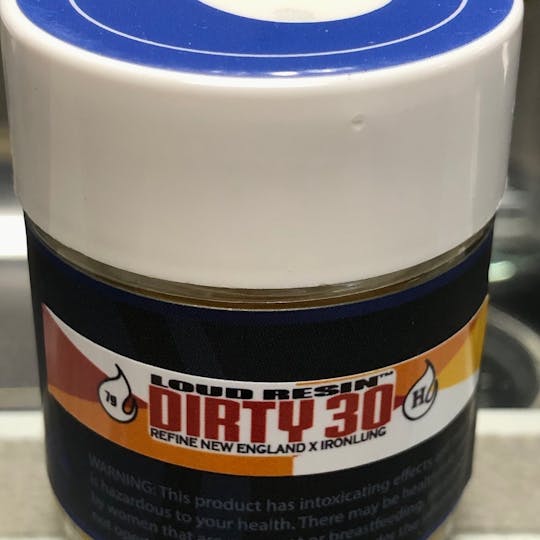 Refine New England (Medical) - Dirty 30 Loud Resin 7 Gram Jar - 1