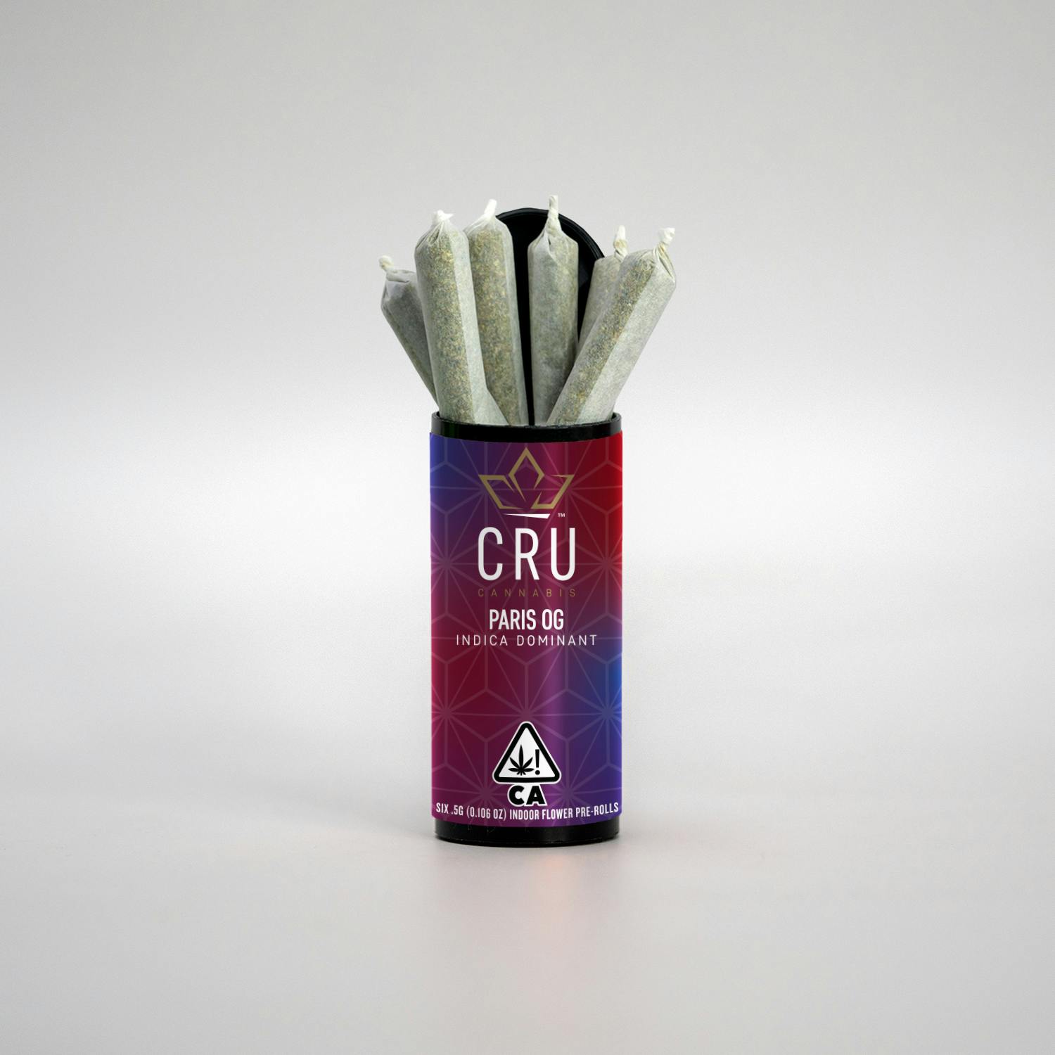 CRU Cannabis - Paris OG (0.5G Pre-Roll 6 pack) - 1