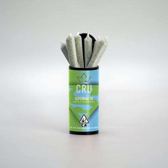 CRU Cannabis - Superman OG (0.5G Pre-Roll 6 pack) - 1