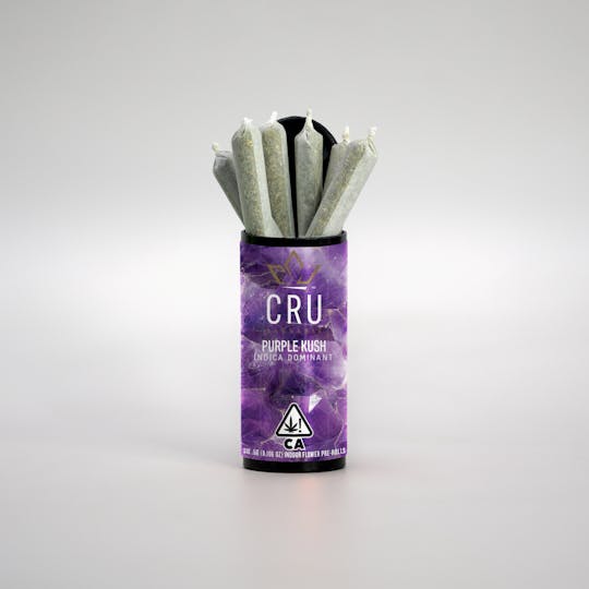 CRU Cannabis - Purple Kush (0.5G Pre-Roll 6 pack) - 1