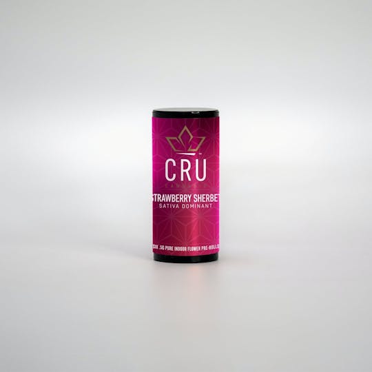 CRU Cannabis - Strawberry Sherbet (0.5G Pre-Roll 6 pack) - 1