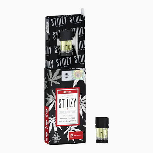 STIIIZY - Vape Cartridge - SUPER GREEN CRACK .5G CDT Pod - STIIIZY - 1