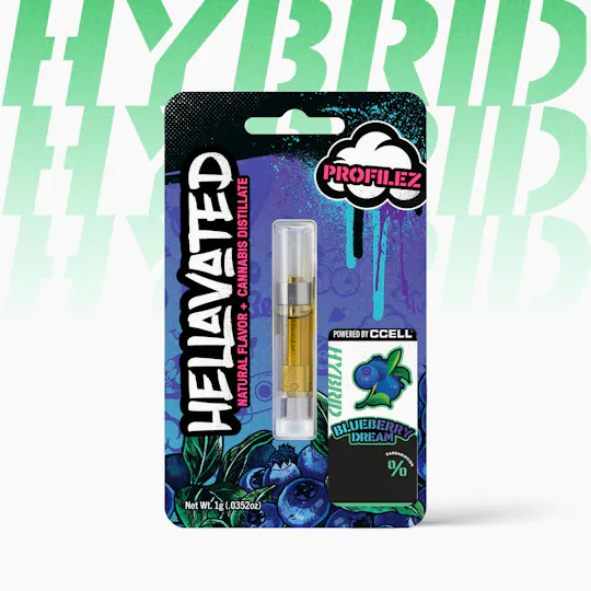Hellavated - Blueberry Dream Profilez Cartridge 1g - 1