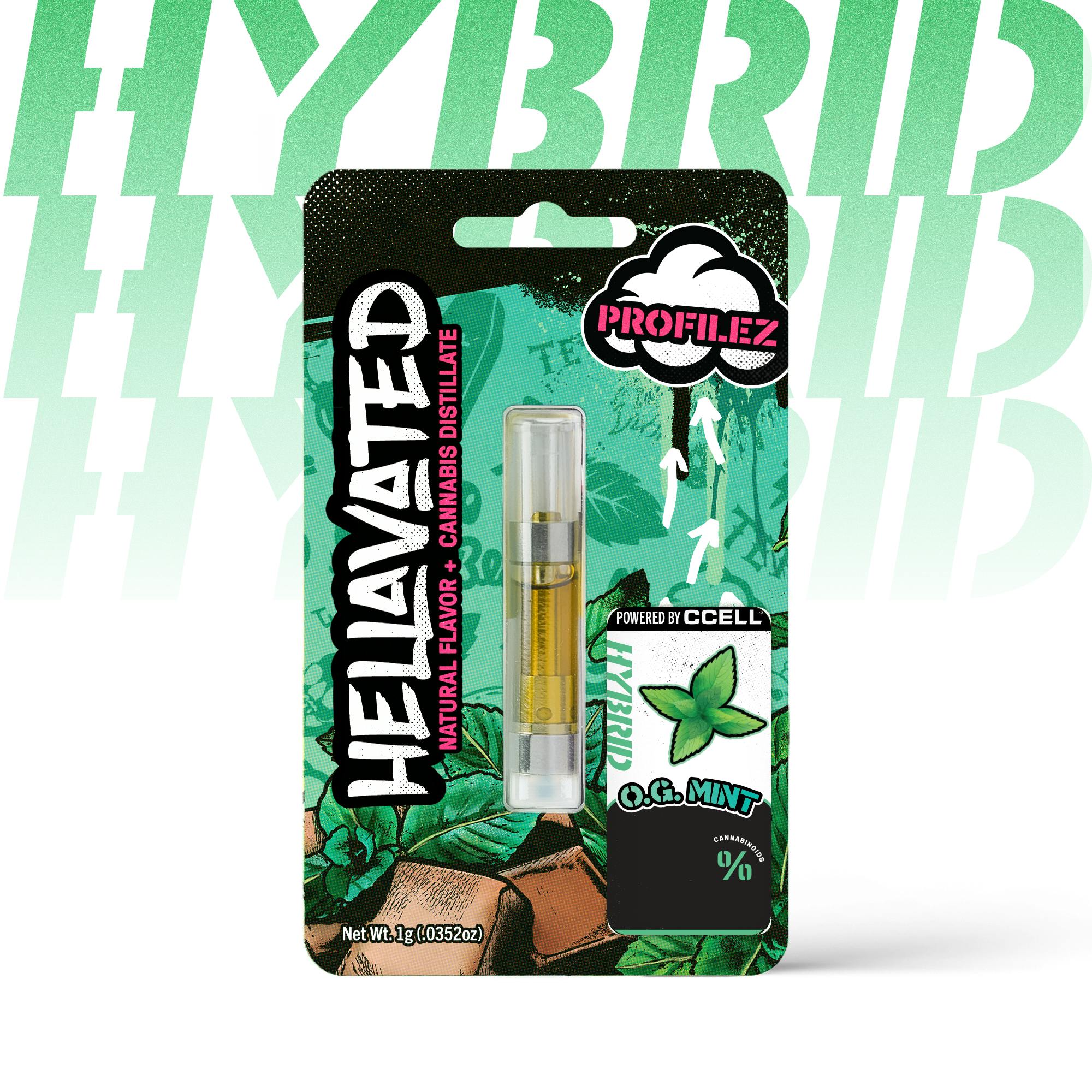 Hellavated - OG Mint Profilez Cartridge 1g - 1