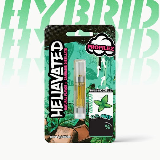 Hellavated - OG Mint Profilez Cartridge 1g - 1