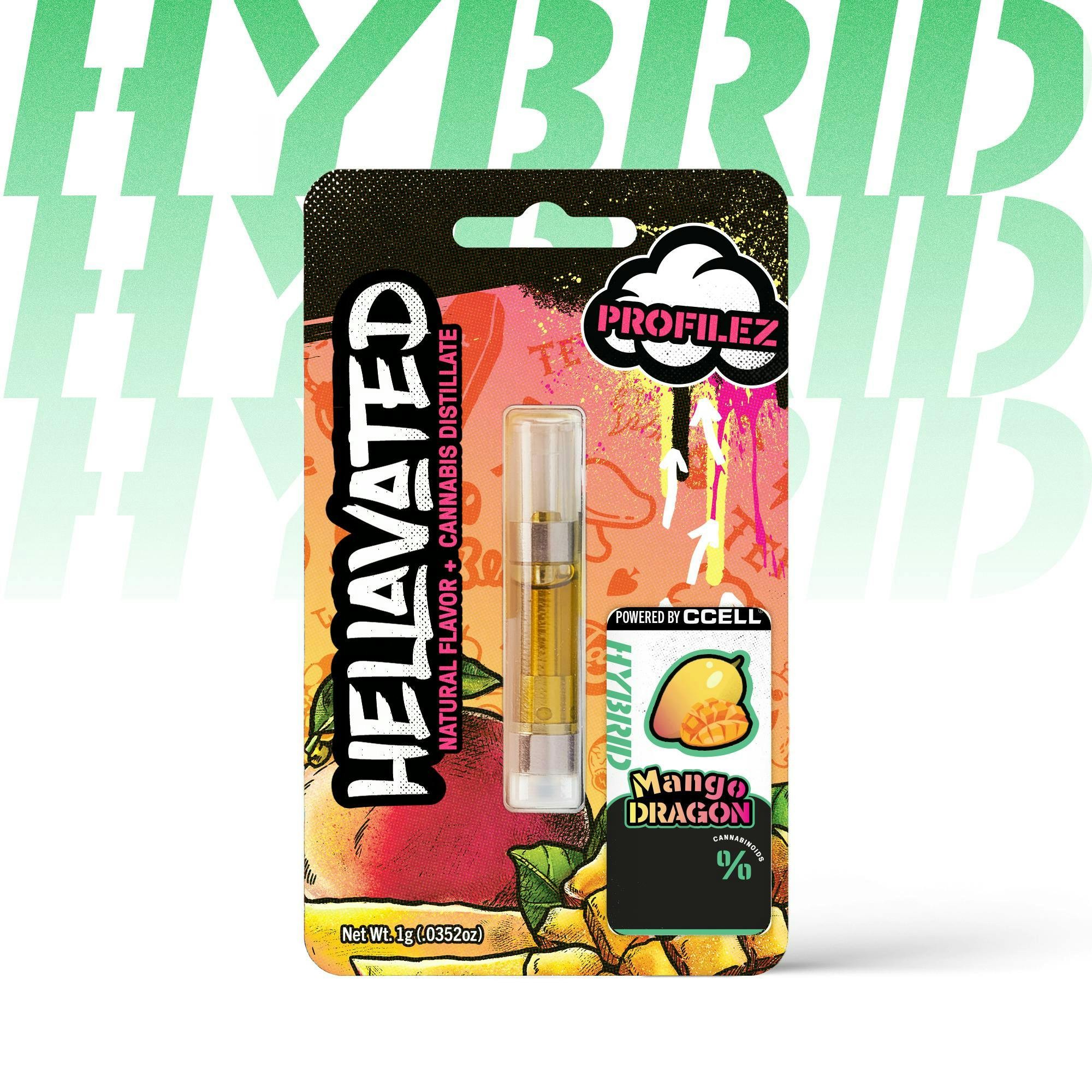 Hellavated - Mango Dragon Profilez Cartridge 1g - 1