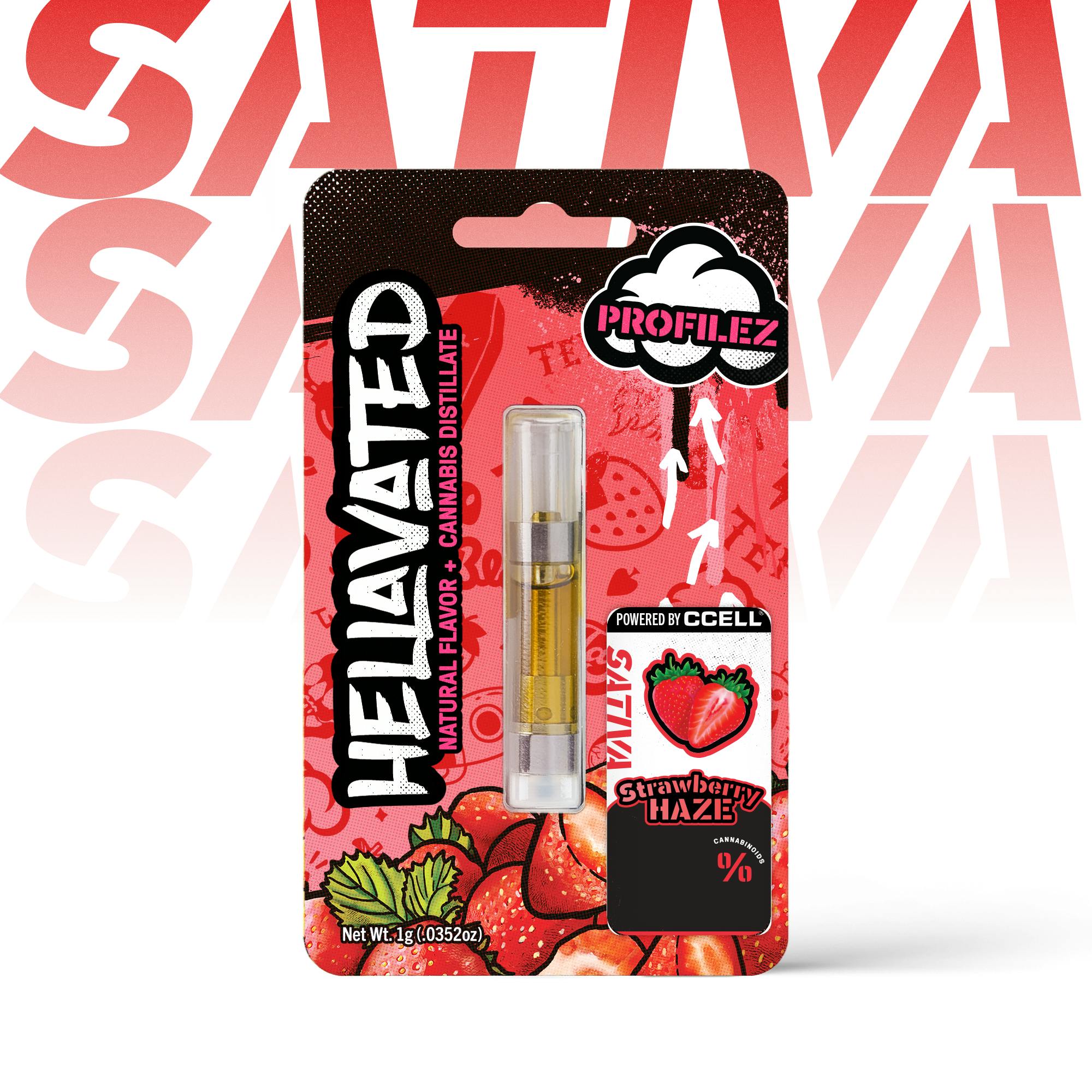 Hellavated - Strawberry Haze Profilez Cartridge 1g - 1