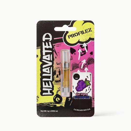 Hellavated - Grape Stomper Profilez Cartridge 1g - 1