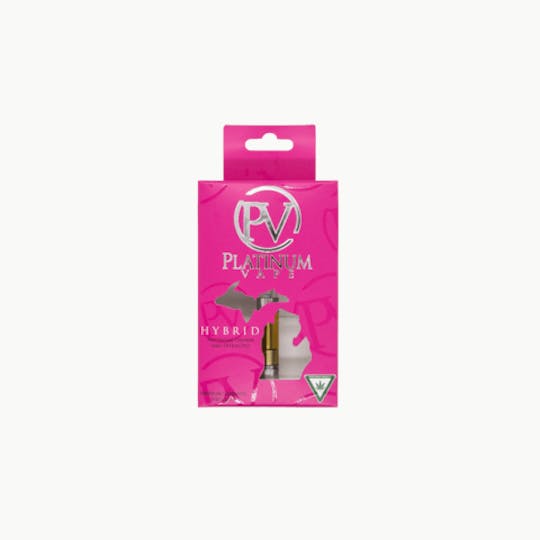 Platinum Vape - Platinum Vape Runtz (Hybrid) 510 thread cartridge 1g - 1