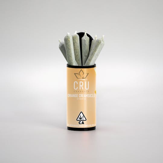 CRU Cannabis - Orange Creamsicle (0.5G Pre-Roll 6 pack) - 1