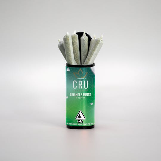 CRU Cannabis - Triangle Mints (0.5G Pre-Roll 6 pack) - 1