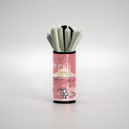 CRU Cannabis - Cherry Blossom (0.5G Pre-Roll 6 pack) - 1