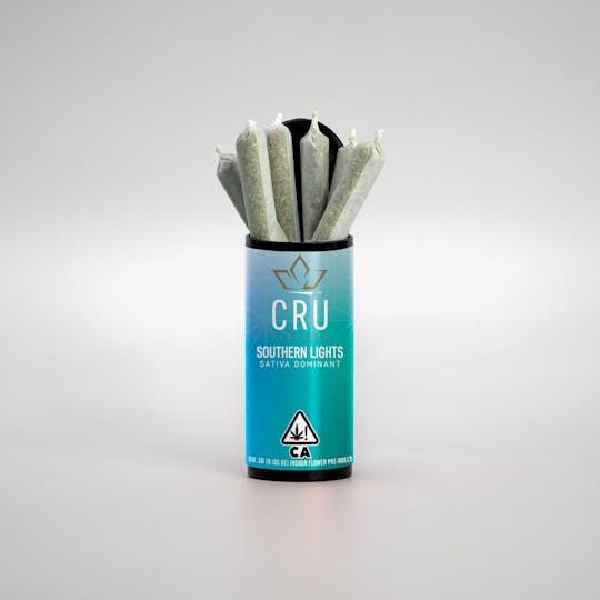 CRU Cannabis - Southern Lights (0.5G Pre-Roll 6 pack) - 1