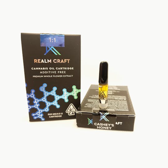 Realm Craft Cannabis - Cashey's Honey Vape Cartridge - 1