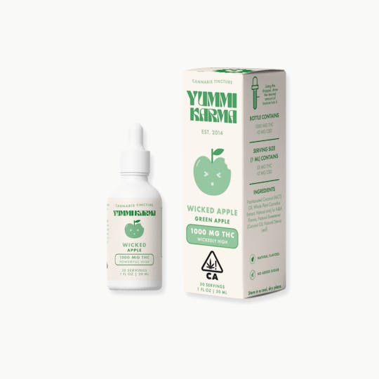Yummi Karma - Yummi Karma Drops - Wicked Apple 1000mg THC - 1