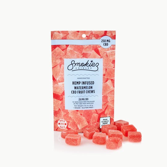 Smokiez Edibles - Watermelon Fruit Chews - 250 mg CBD - ME - 1
