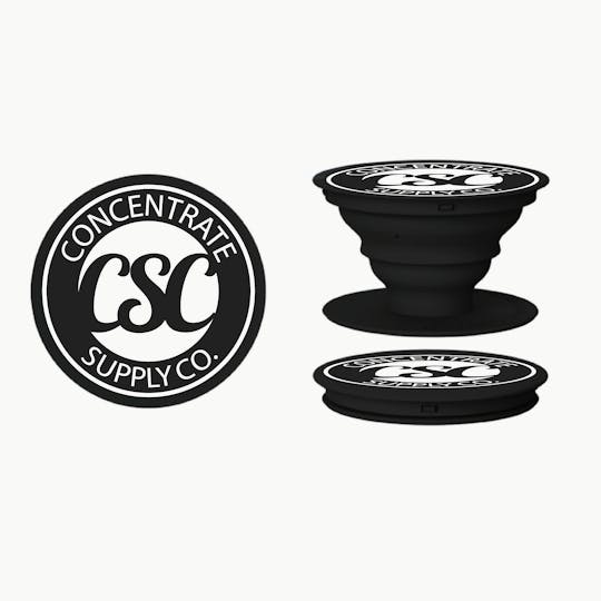 Concentrate Supply Co. CSC - CSC Traditional Logo PopSocket - 1