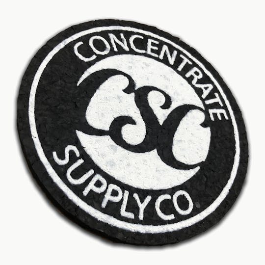Concentrate Supply Co. CSC - 5″ CSC Custom Rig Mat/Coaster - 1