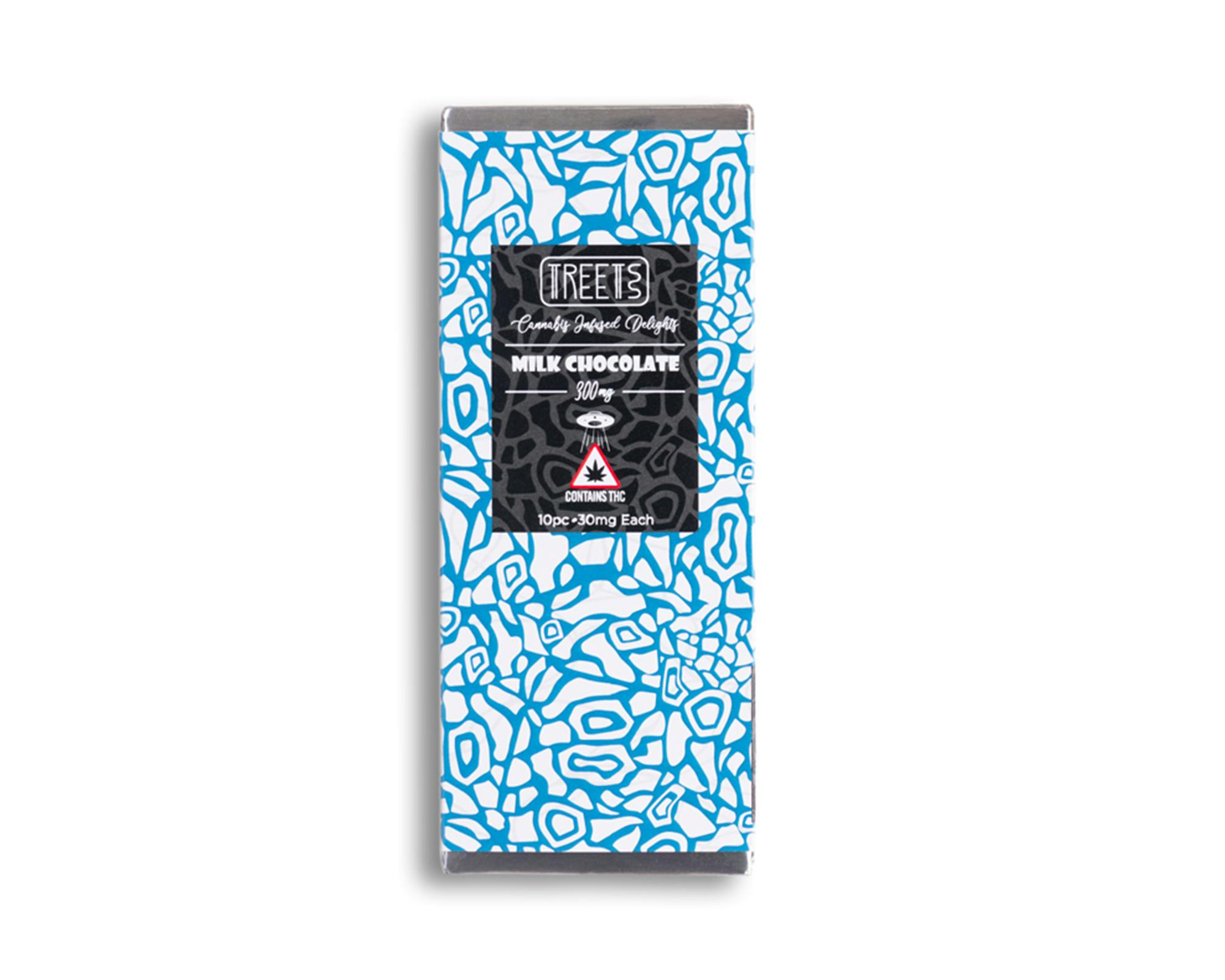 Brigid Farm - TREETS 300mg Milk Chocolate Bar - 1