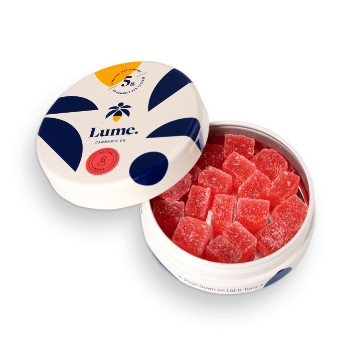 Lume Cannabis Co. - Move - Cherry Gummies 20X5mg - 1