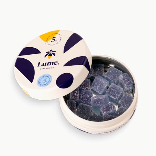Lume Cannabis Co. - Dream - Blue Raspberry Gummies 20X5mg - 1
