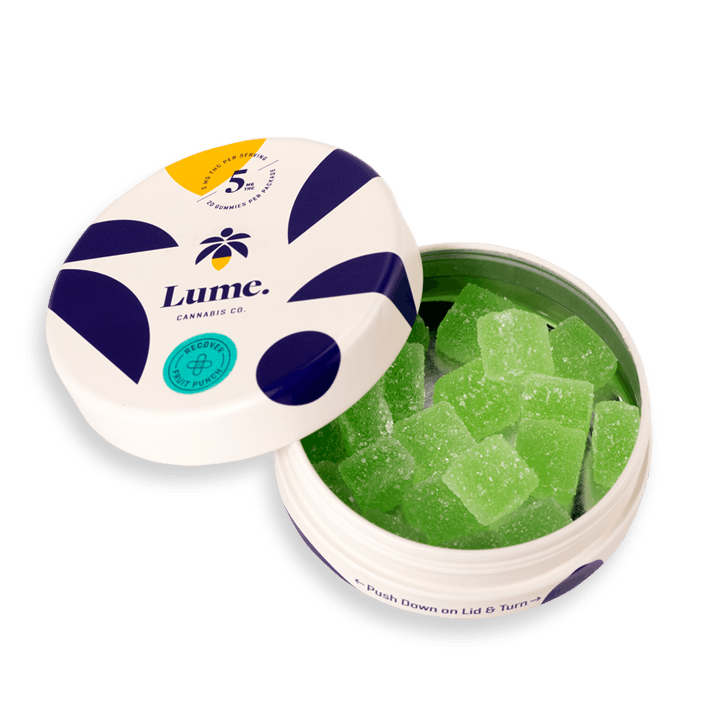 Lume Cannabis Co. - Recover - Tropical Punch Gummies 20X5mg - 1