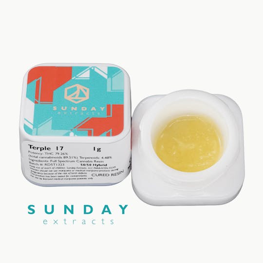 Sunday Extracts - 1g Concentrate Terple 17 - 1
