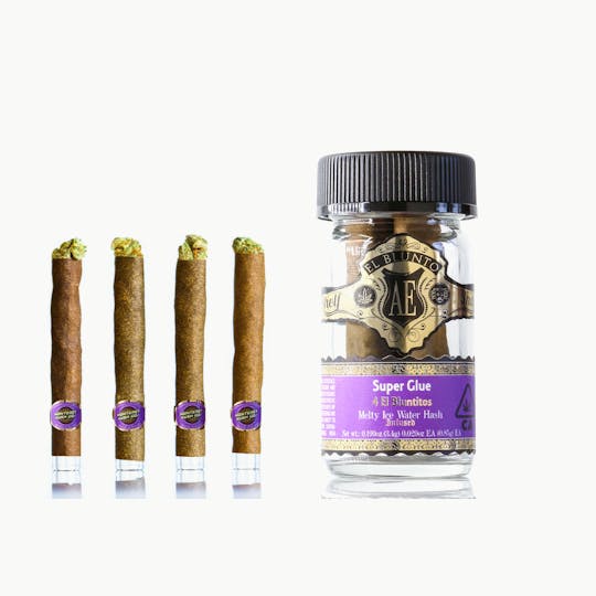 El Blunto by Albert Einstone's - El Bluntito x MKC - 4-Pack - Super Glue - Hash Infused - 4 x .85G - 1